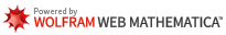 Powered by webMathematica